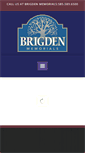 Mobile Screenshot of brigdenmemorials.com